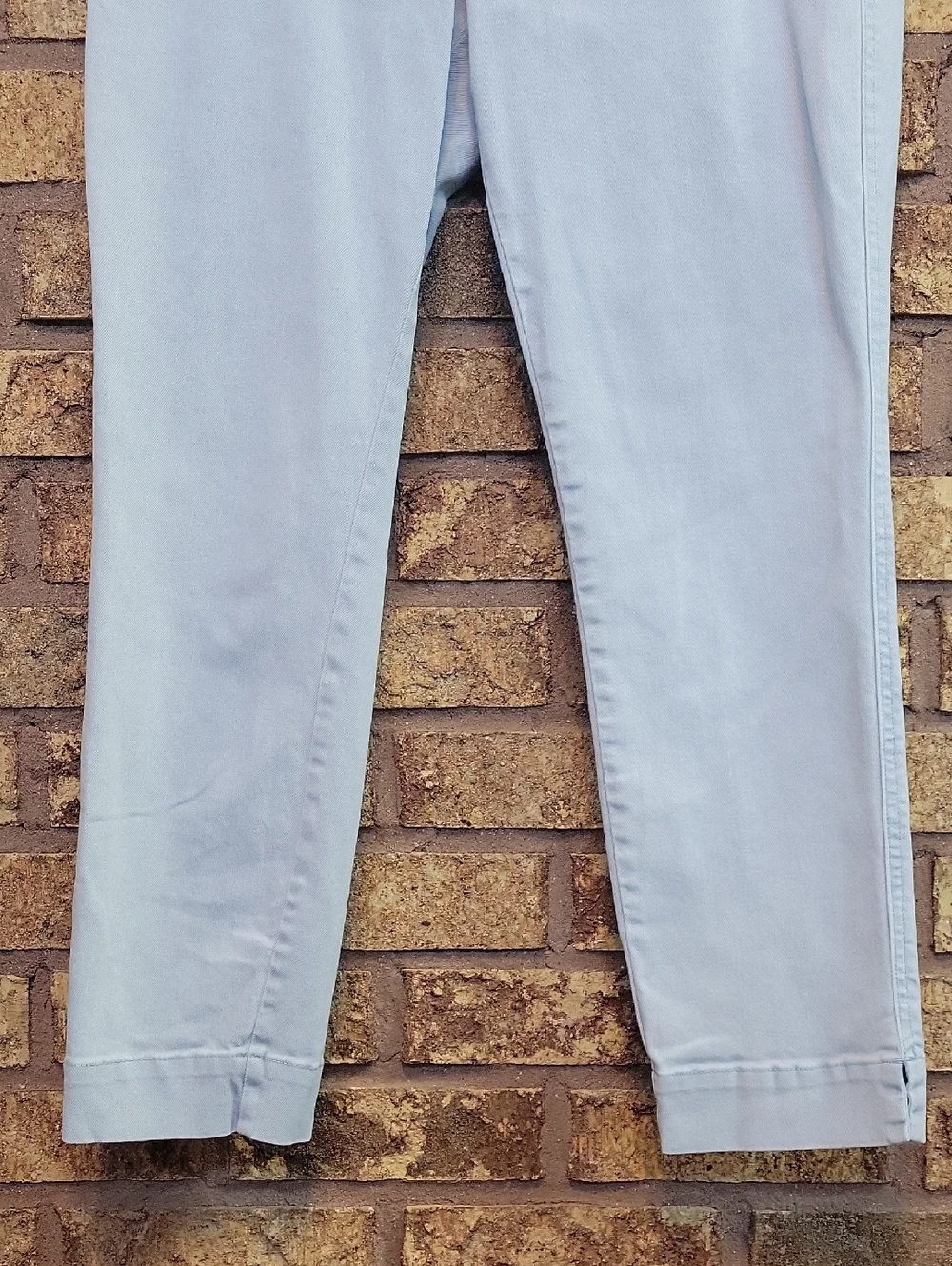GAP Slim Crop Pants Cerulean Blue Cotton Stretch Size 02